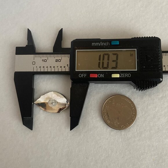 VTG Signed Morrell Sterling Silver 925 Foliage Leaf Earrings - Picture 14 of 16